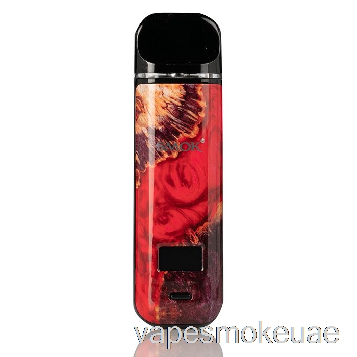 نظام Vape Vape Uae Smok Novo X 25w Pod ذو اللون الأحمر الخشبي